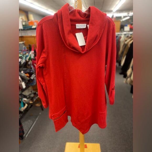 Bleu Bayou Ladies Med Red Sweater - Picture 1 of 3